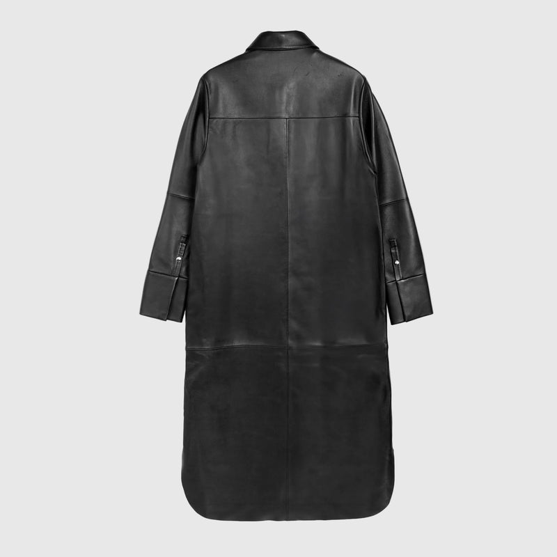 Chloe Black Leather Coat