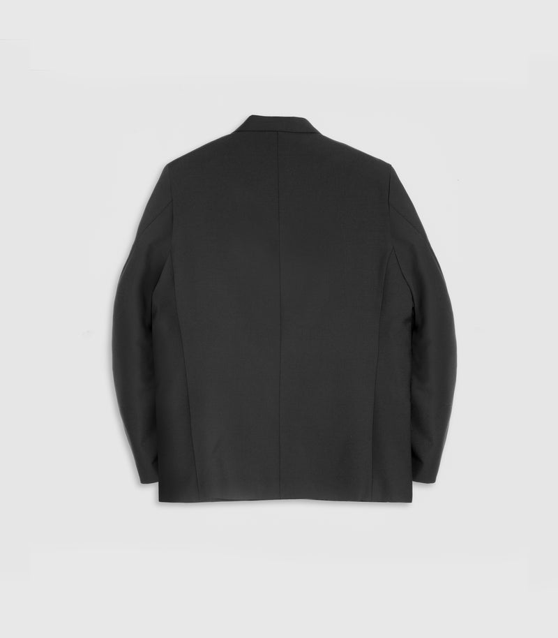 Black jacket on a light gray background